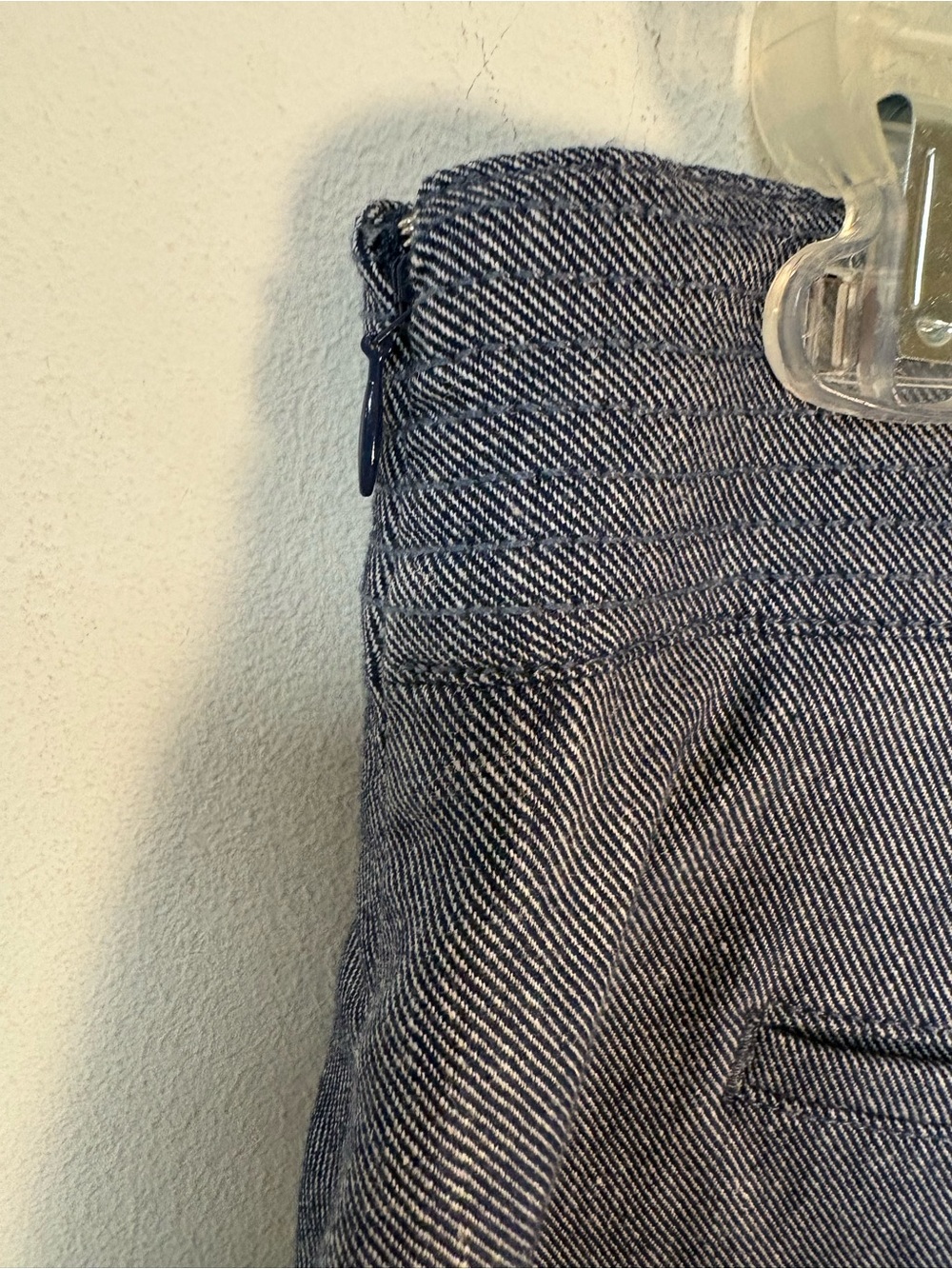 Talbots Women’s Chambray Button-Accent ALine Skirt size 6 - Picture 9 of 12